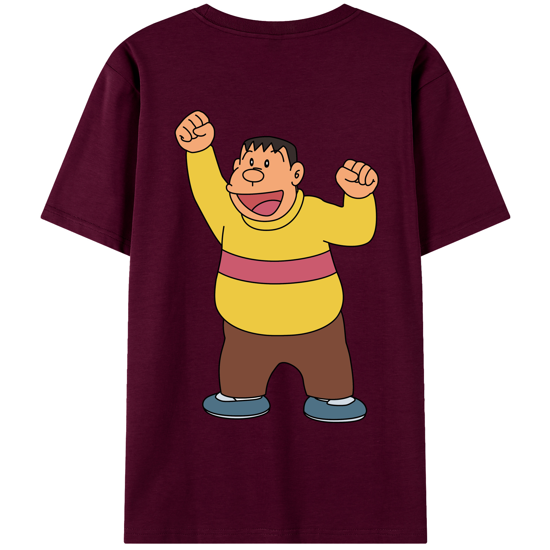（画像用） ドラえもん 剛田武 Doraemon Gouta Takeshi レディース半袖Tシャツ(バックプリント)